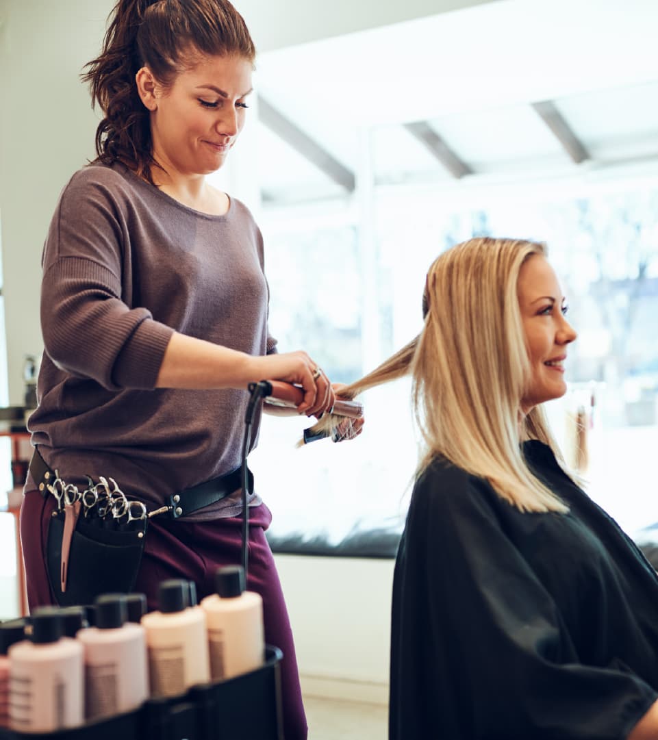 Bilde av en frisørsalong